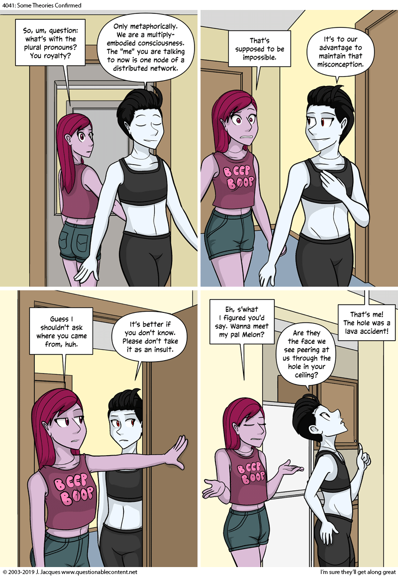 Questionable Content 8.7.2019