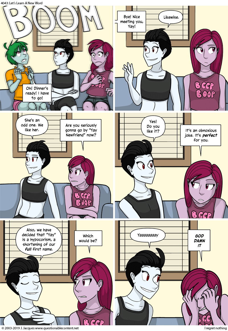 Questionable Content 10.7.2019