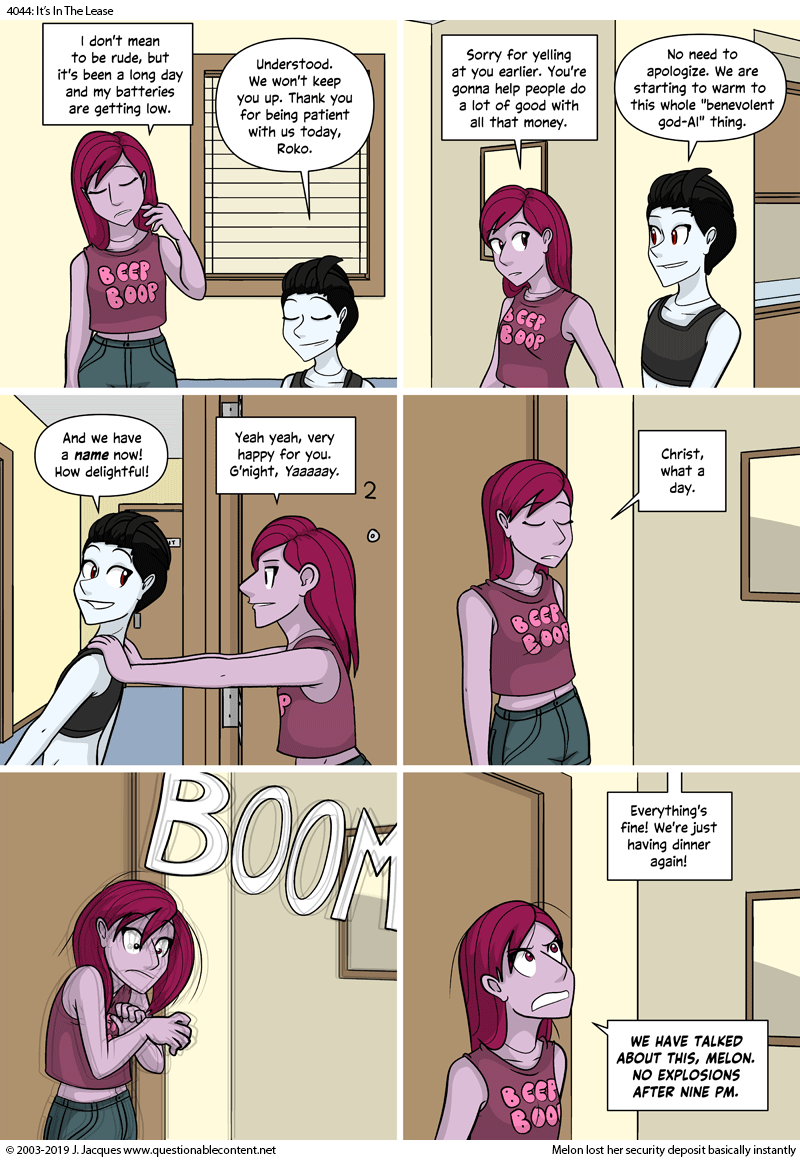 Questionable Content 11.7.2019