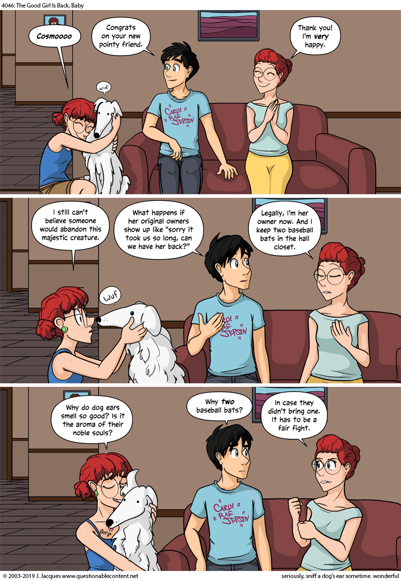 Questionable Content 15.7.2019