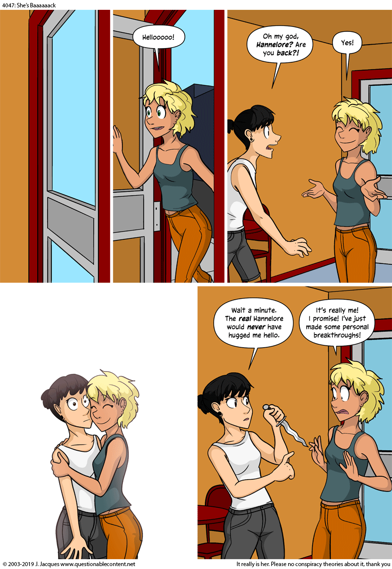 Questionable Content 16.7.2019