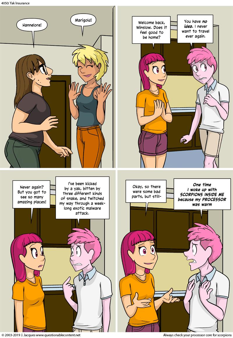 Questionable Content 19.7.2019