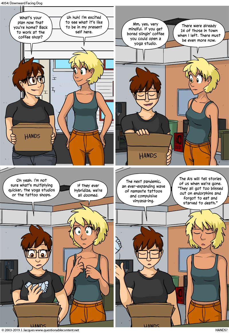 Questionable Content 25.7.2019