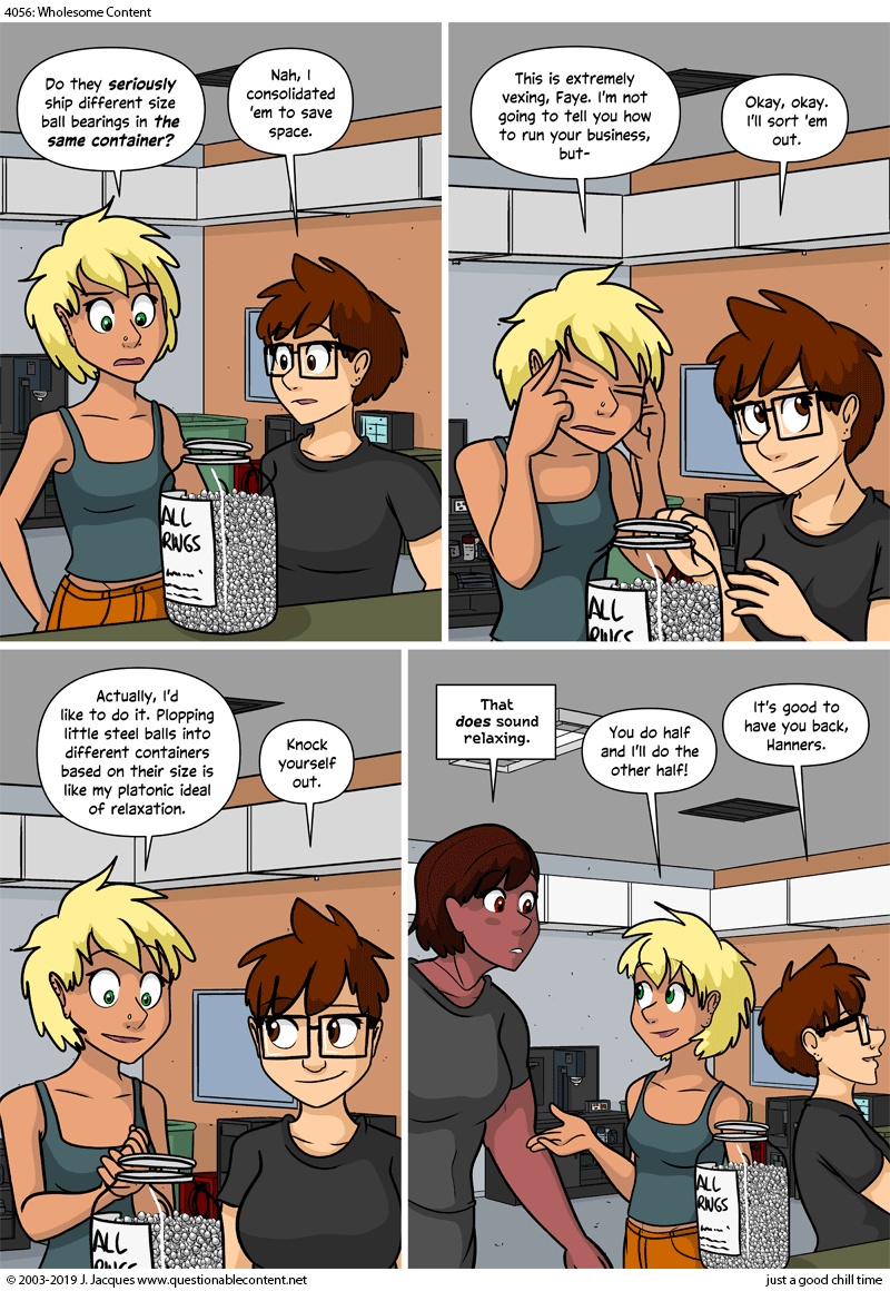 Questionable Content 29.7.2019