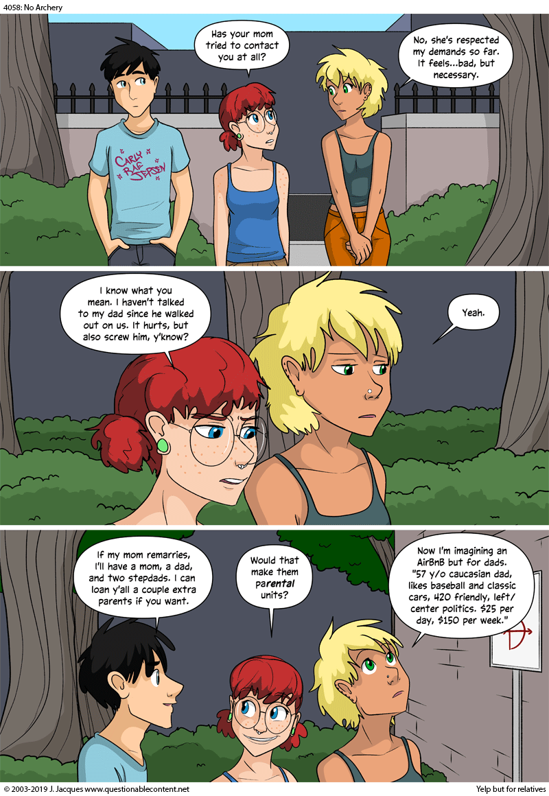 Questionable Content 31.7.2019