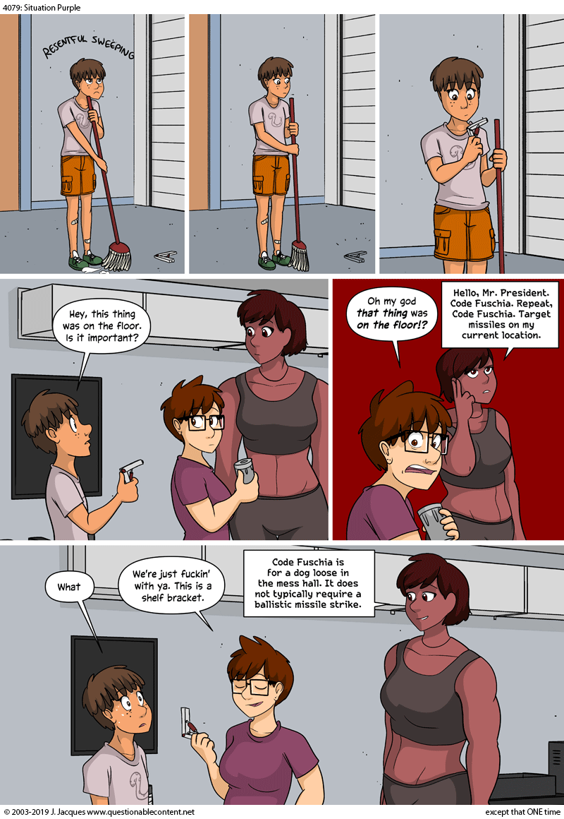 Questionable Content 29.8.2019