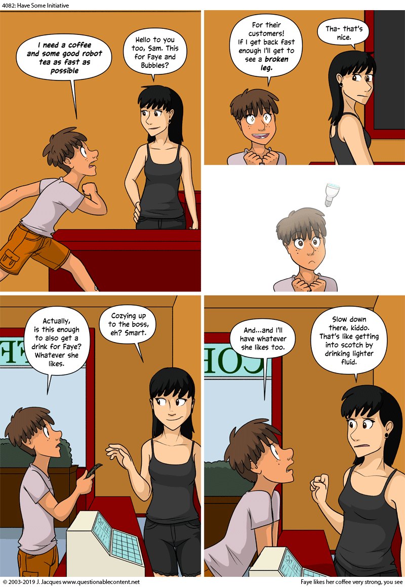 Questionable Content 3.9.2019