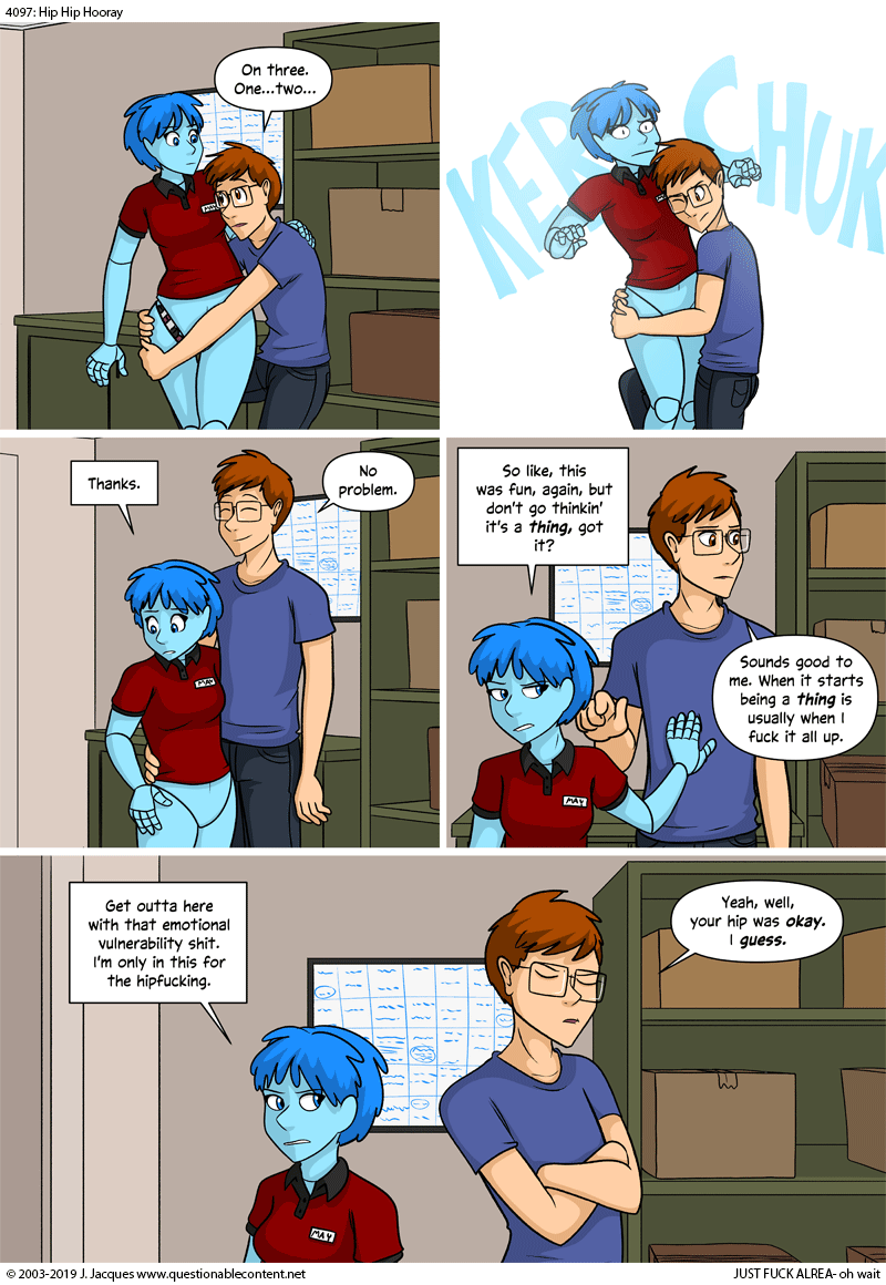 Questionable Content 24.9.2019