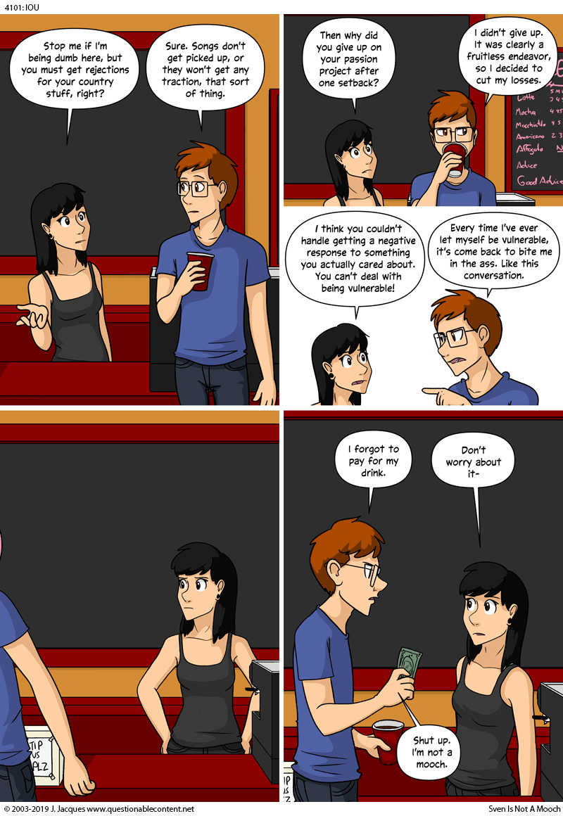 Questionable Content 30.9.2019