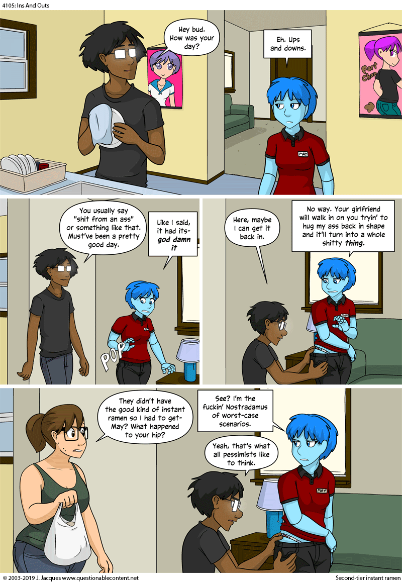 Questionable Content 4.10.2019