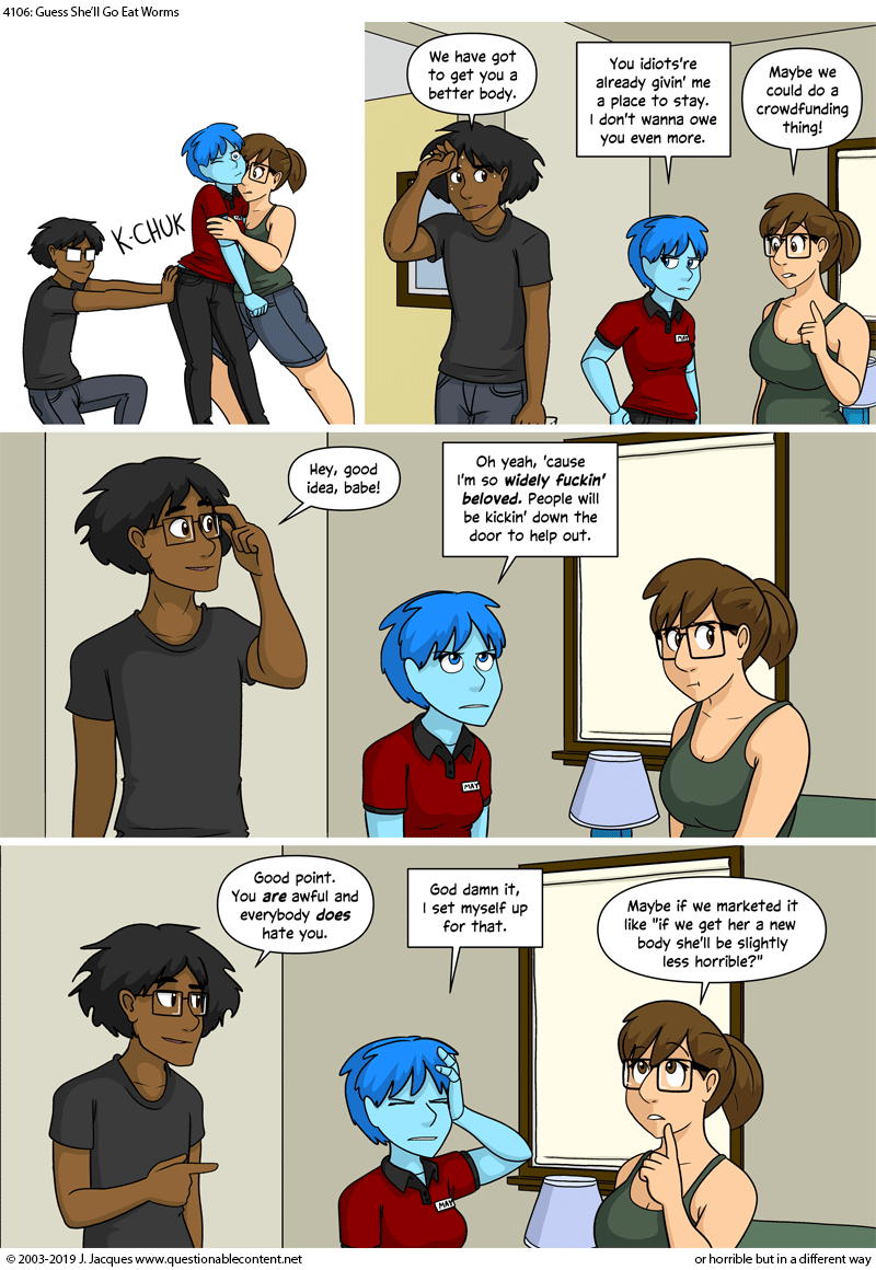 Questionable Content 7.10.2019