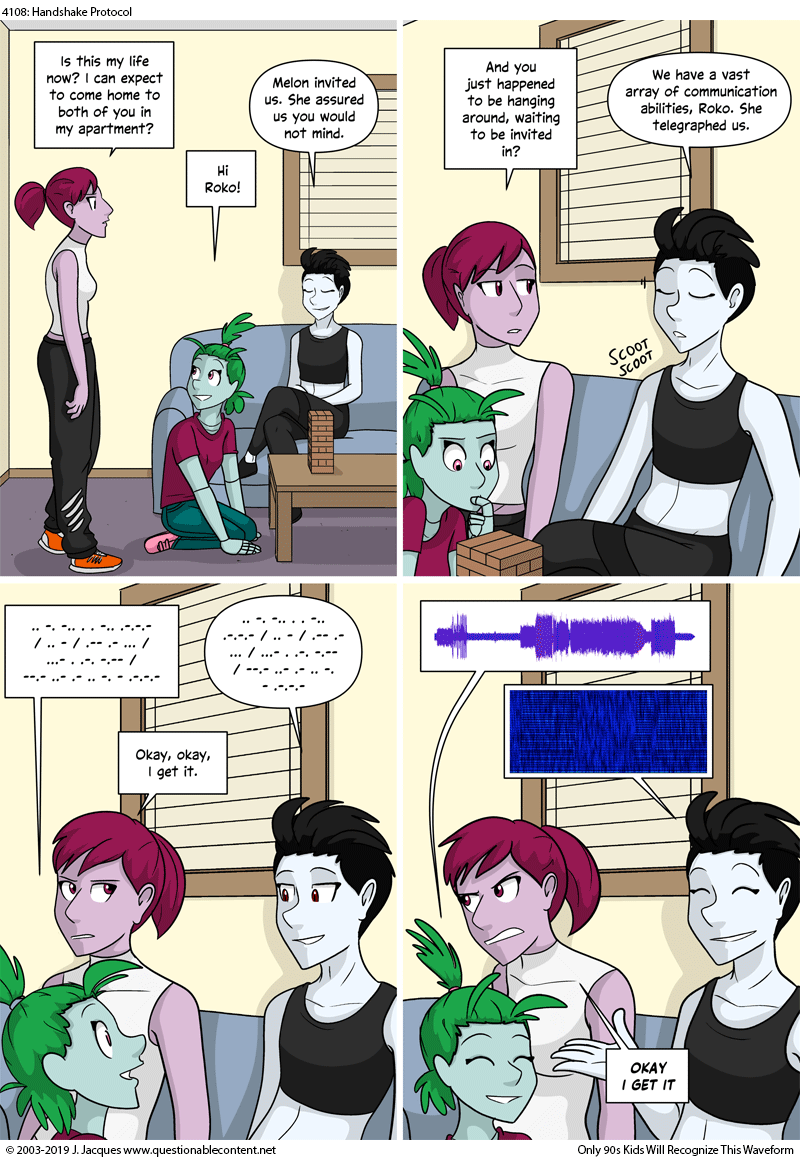 Questionable Content 9.10.2019