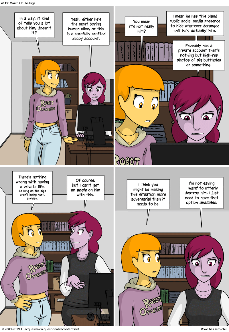 Questionable Content 24.10.2019