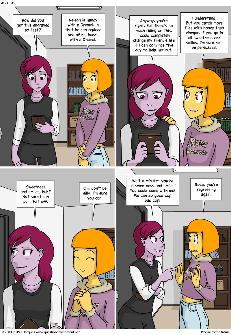 Questionable Content 27.10.2019