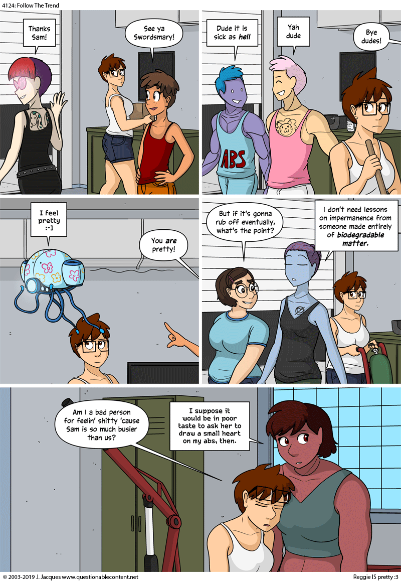 Questionable Content 31.10.2019