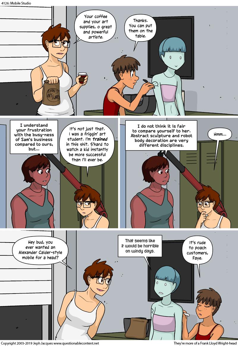 Questionable Content 4.11.2019