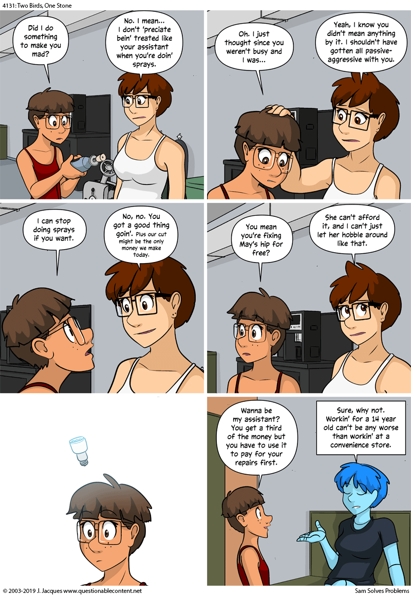 Questionable Content 11.11.2019