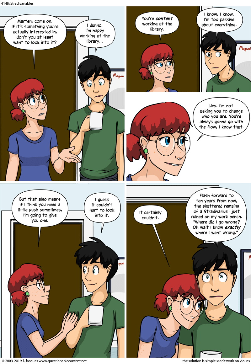 Questionable Content 4.12.2019