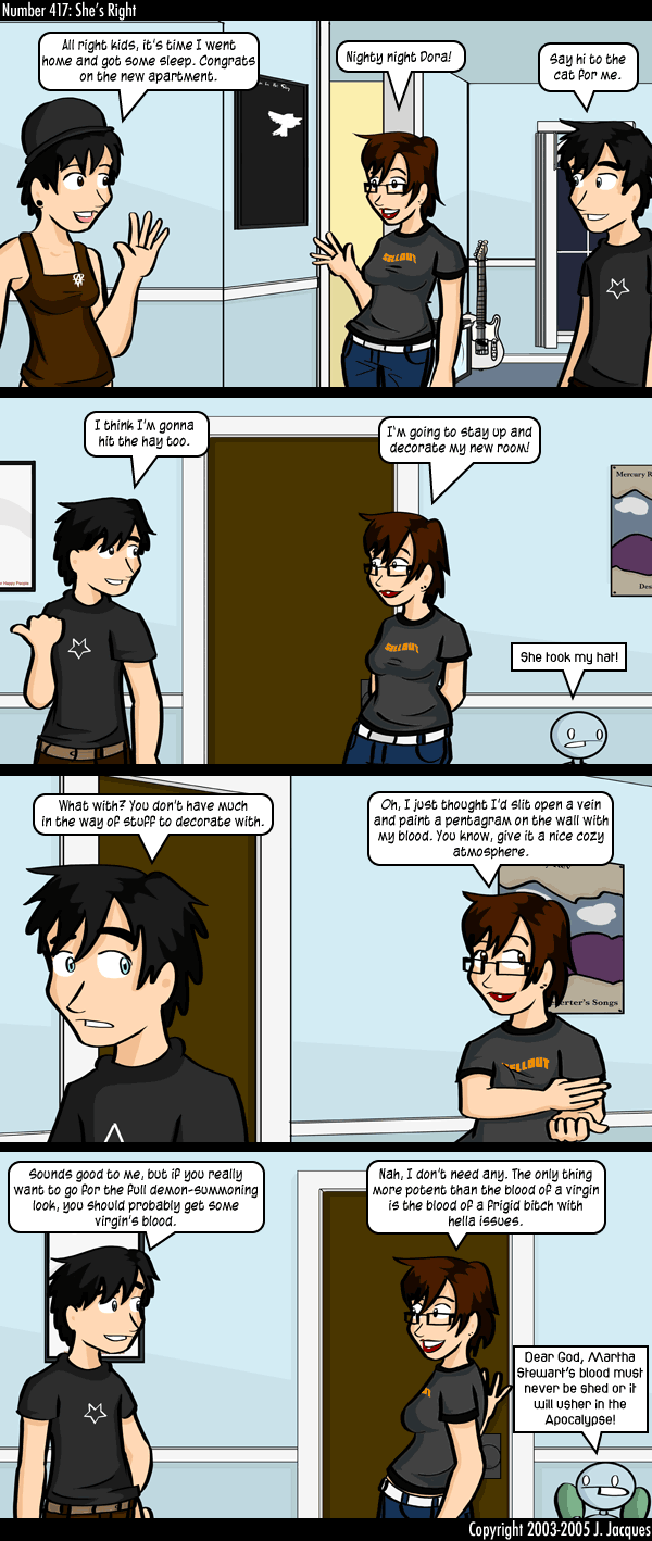 Questionable Content 3.8.2005