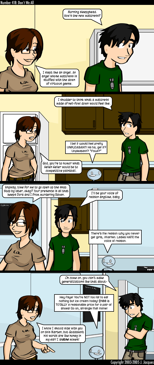 Questionable Content 4.8.2005