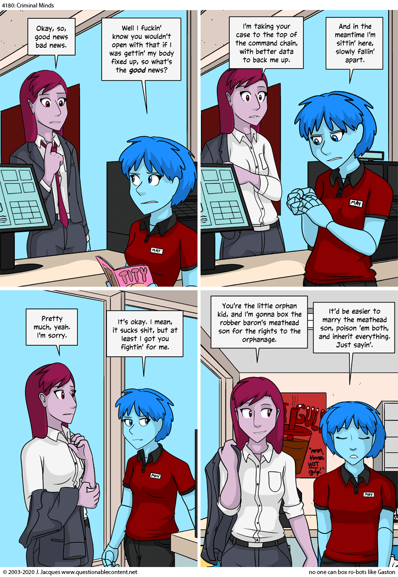 Questionable Content 17.1.2020