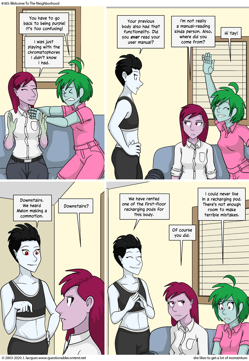 Questionable Content 22.1.2020