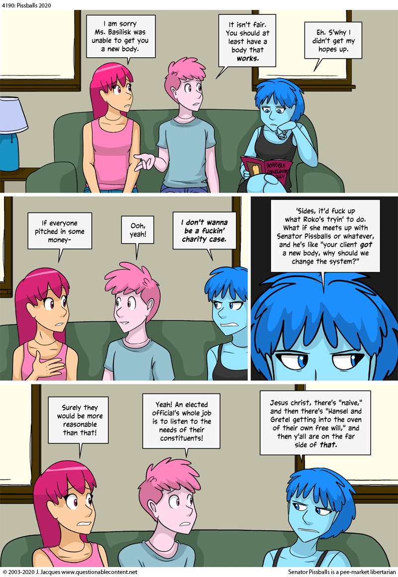 Questionable Content 31.1.2020