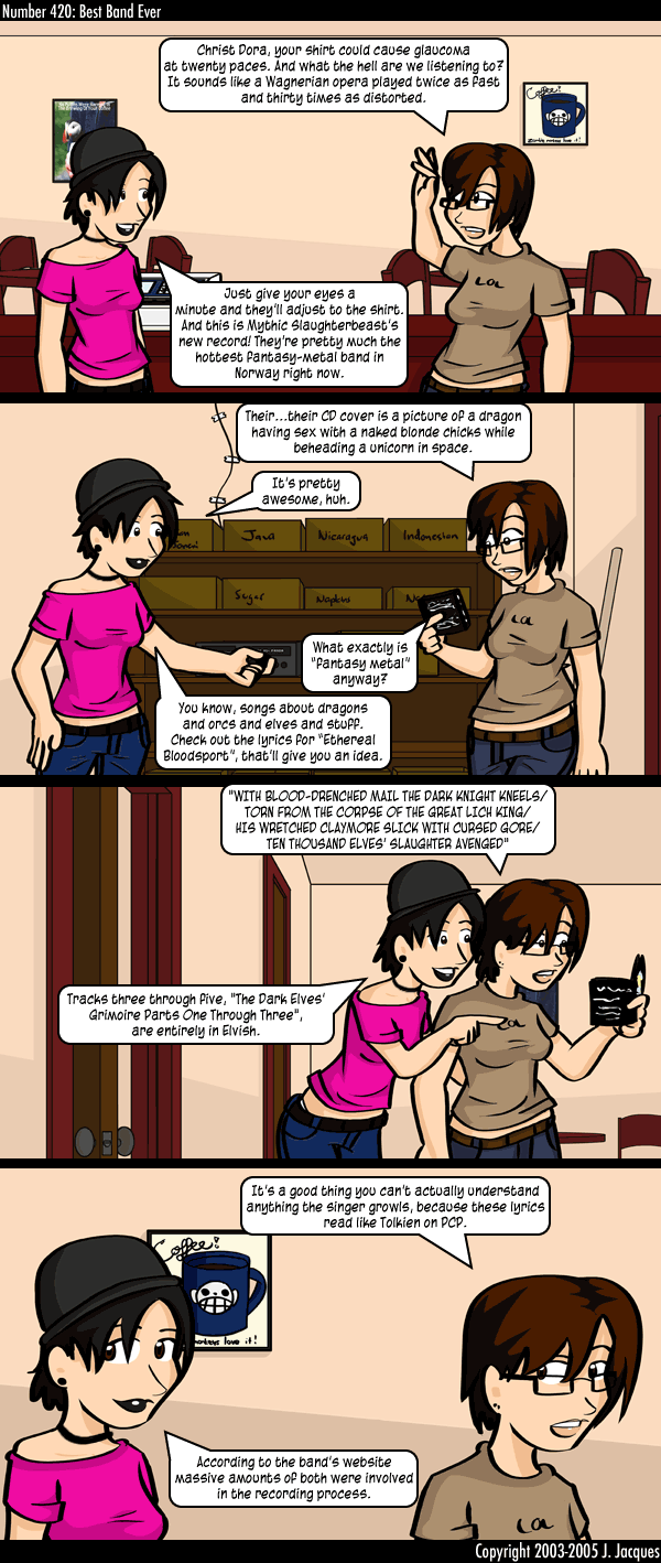 Questionable Content 8.8.2005