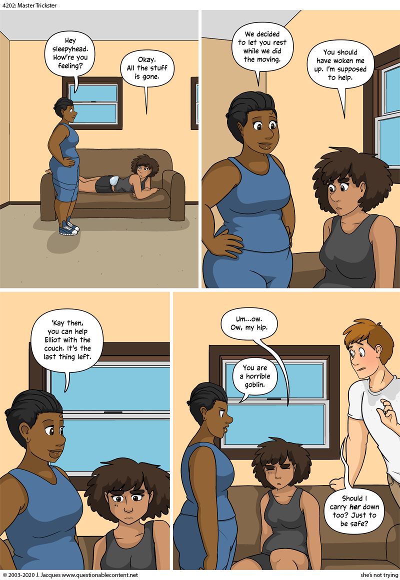 Questionable Content 18.2.2020