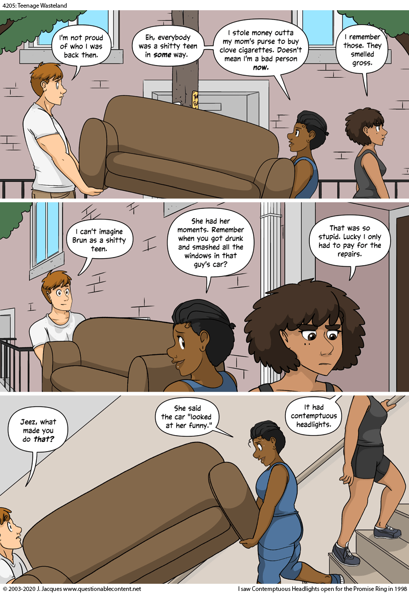 Questionable Content 21.2.2020