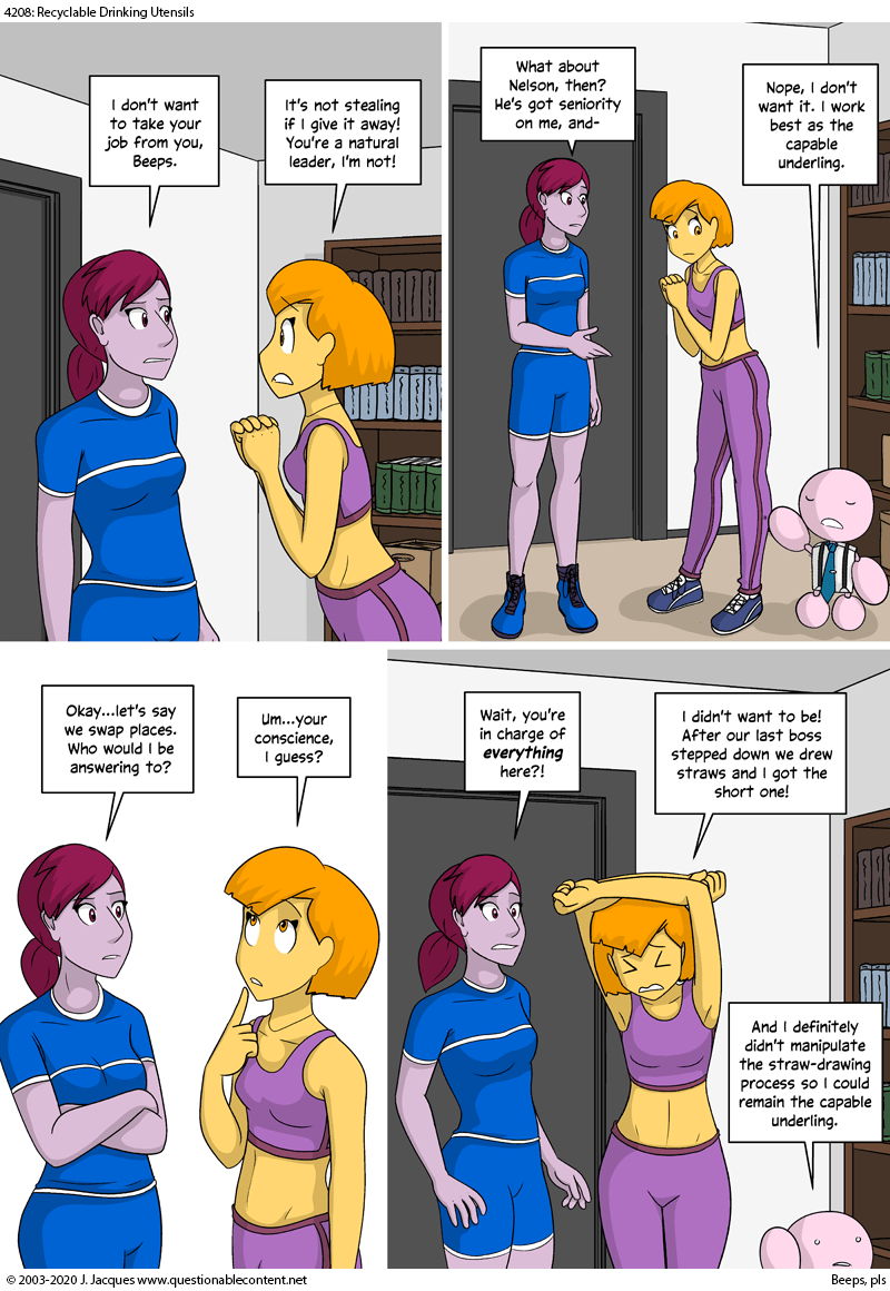 Questionable Content 26.2.2020