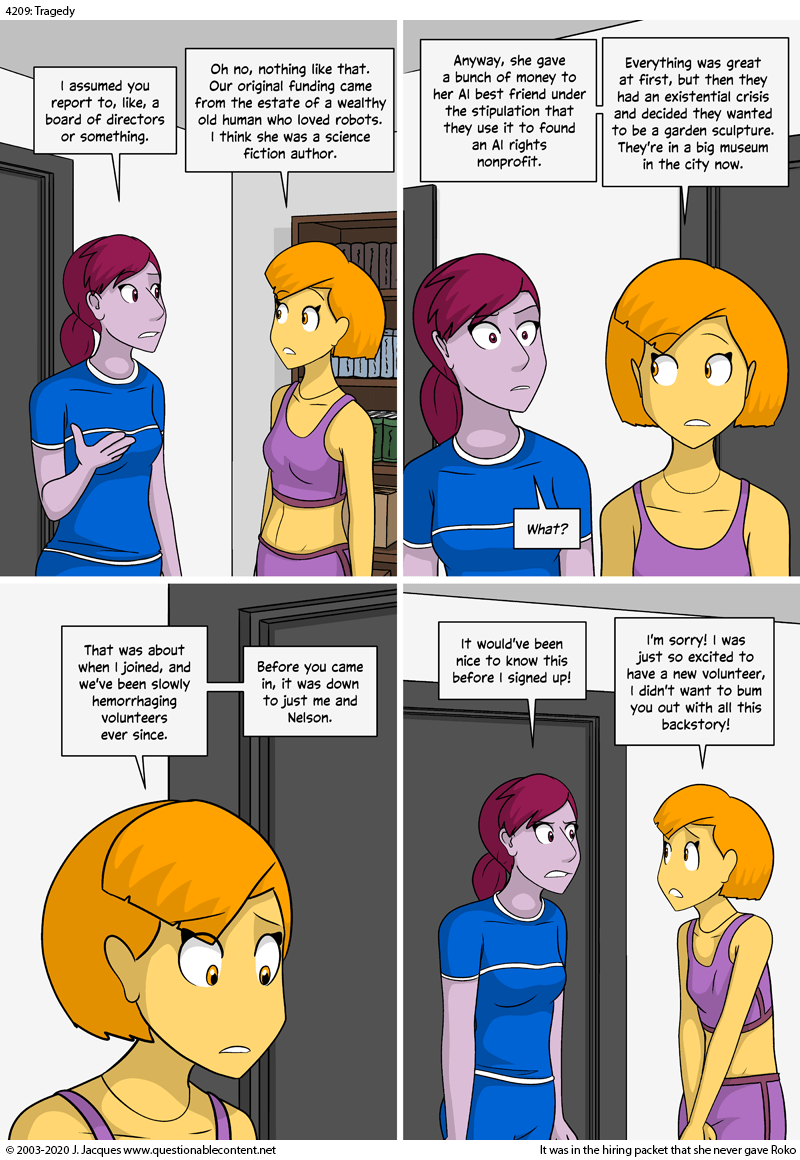 Questionable Content 27.2.2020