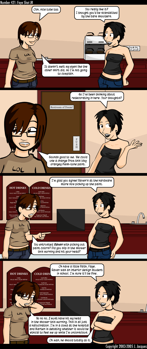 Questionable Content 9.8.2005