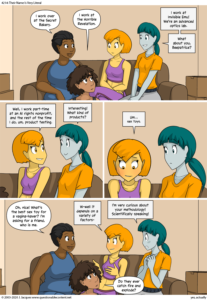 Questionable Content 5.3.2020