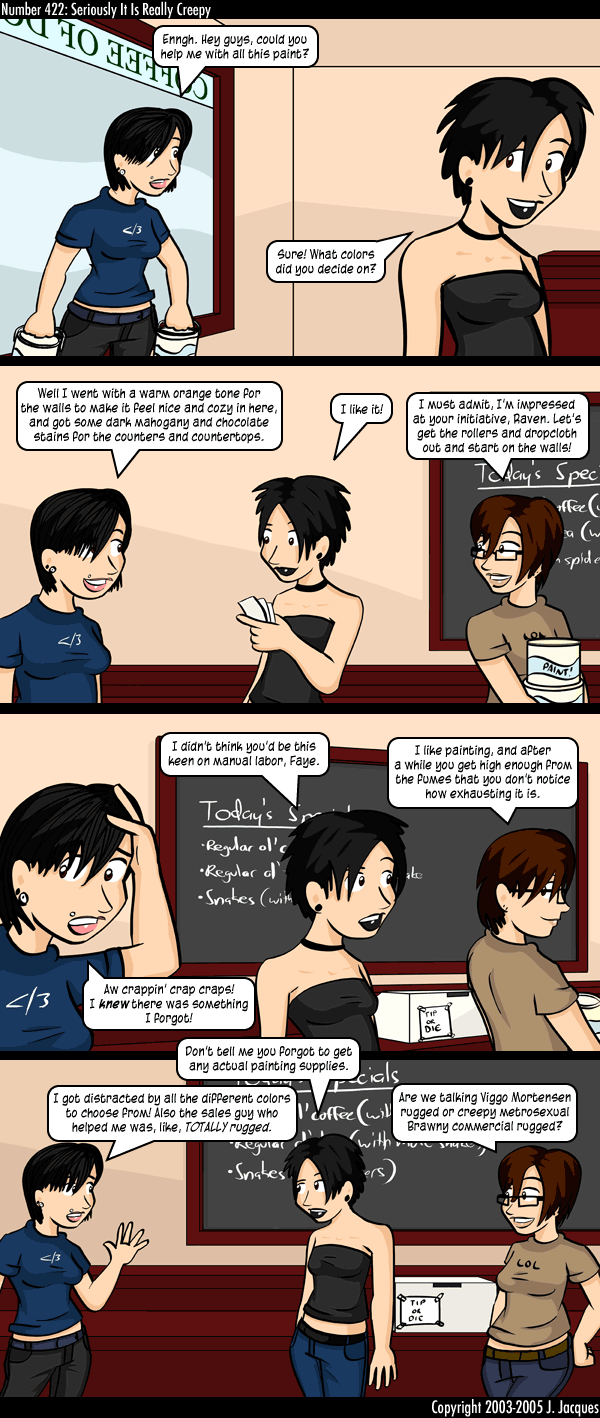 Questionable Content 10.8.2005