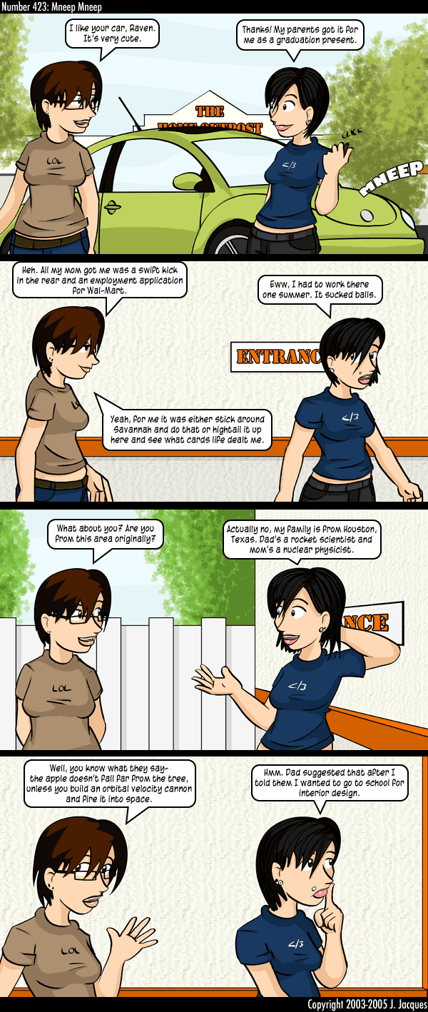 Questionable Content 11.8.2005