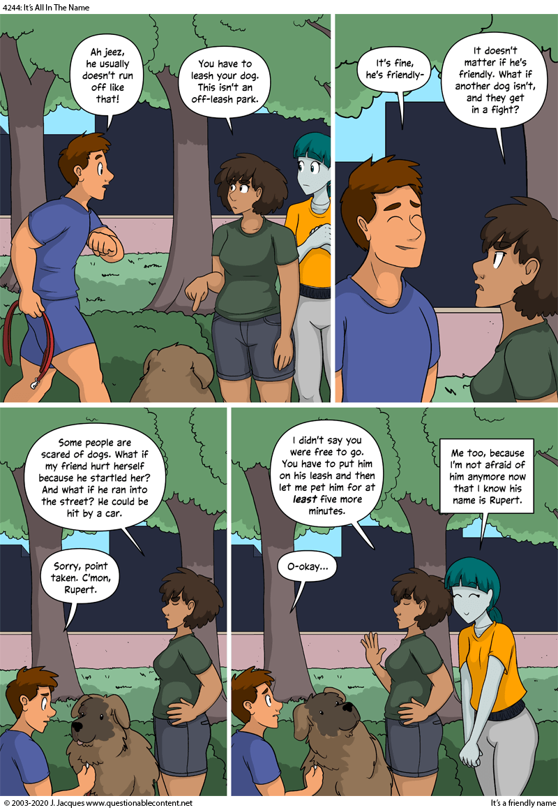 Questionable Content 16.4.2020