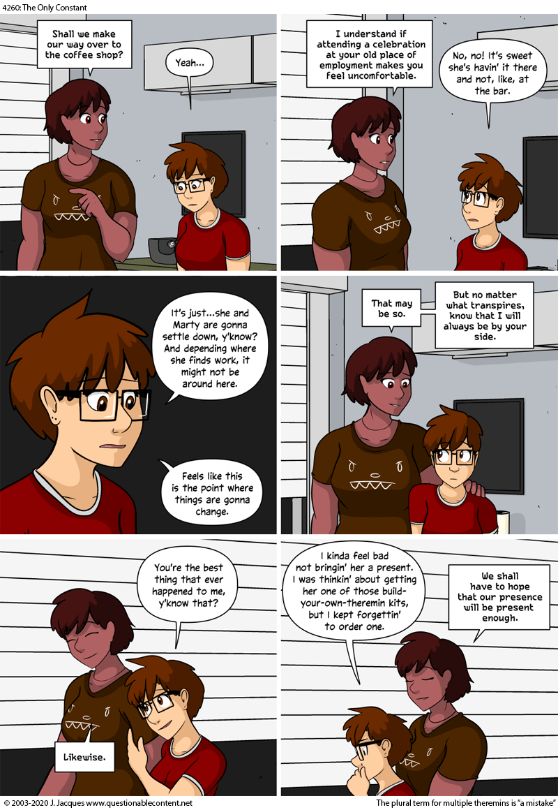 Questionable Content 8.5.2020