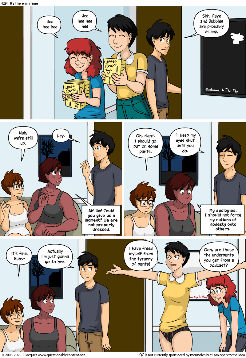 Questionable Content 25.6.2020