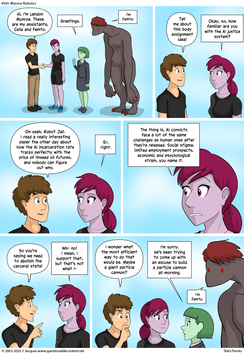 Questionable Content 3.7.2020