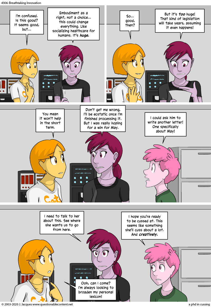 Questionable Content 13.7.2020