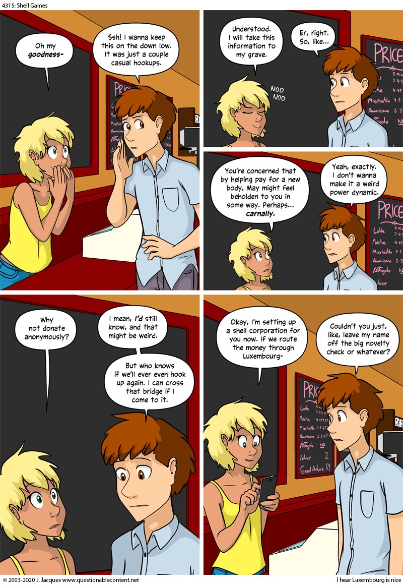 Questionable Content 24.7.2020