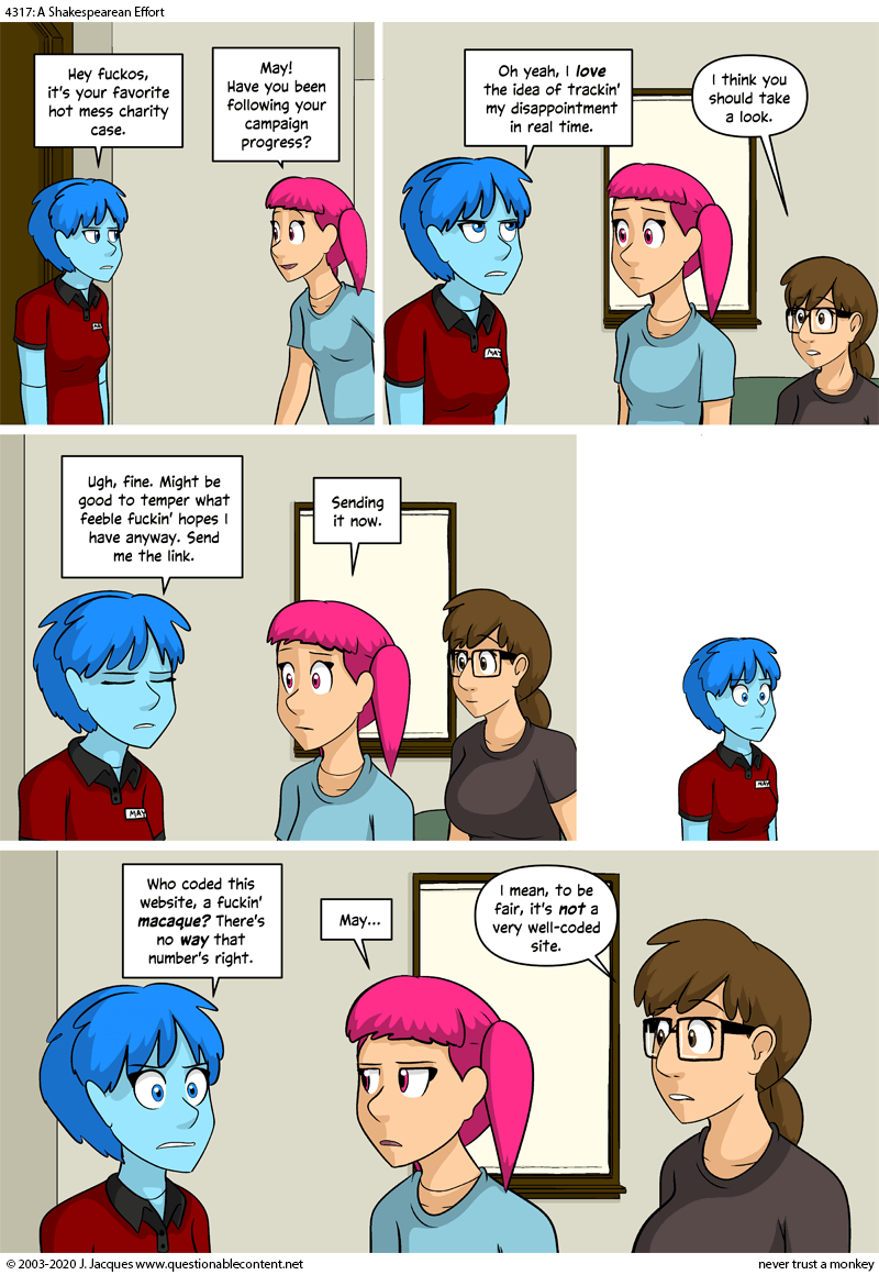 Questionable Content 28.7.2020