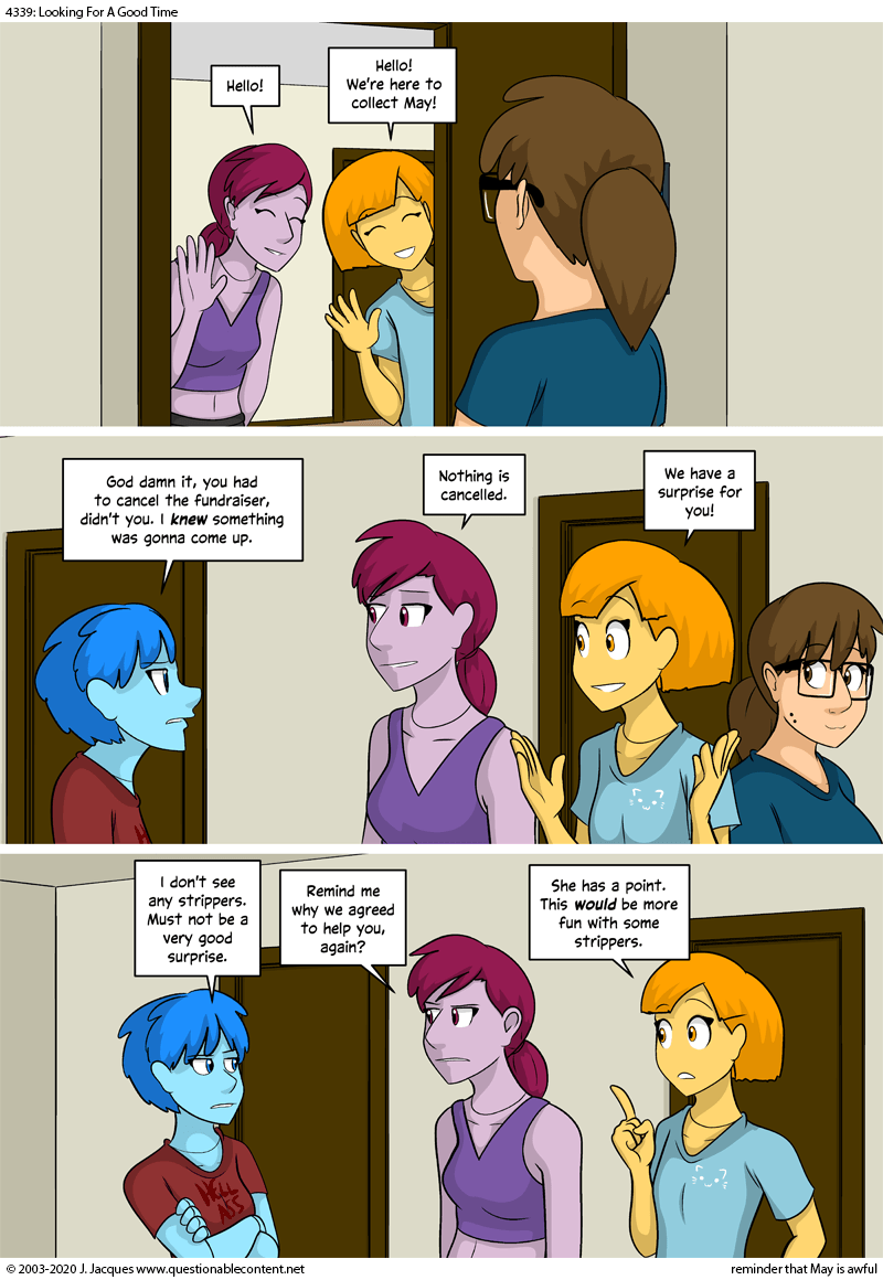 Questionable Content 27.8.2020