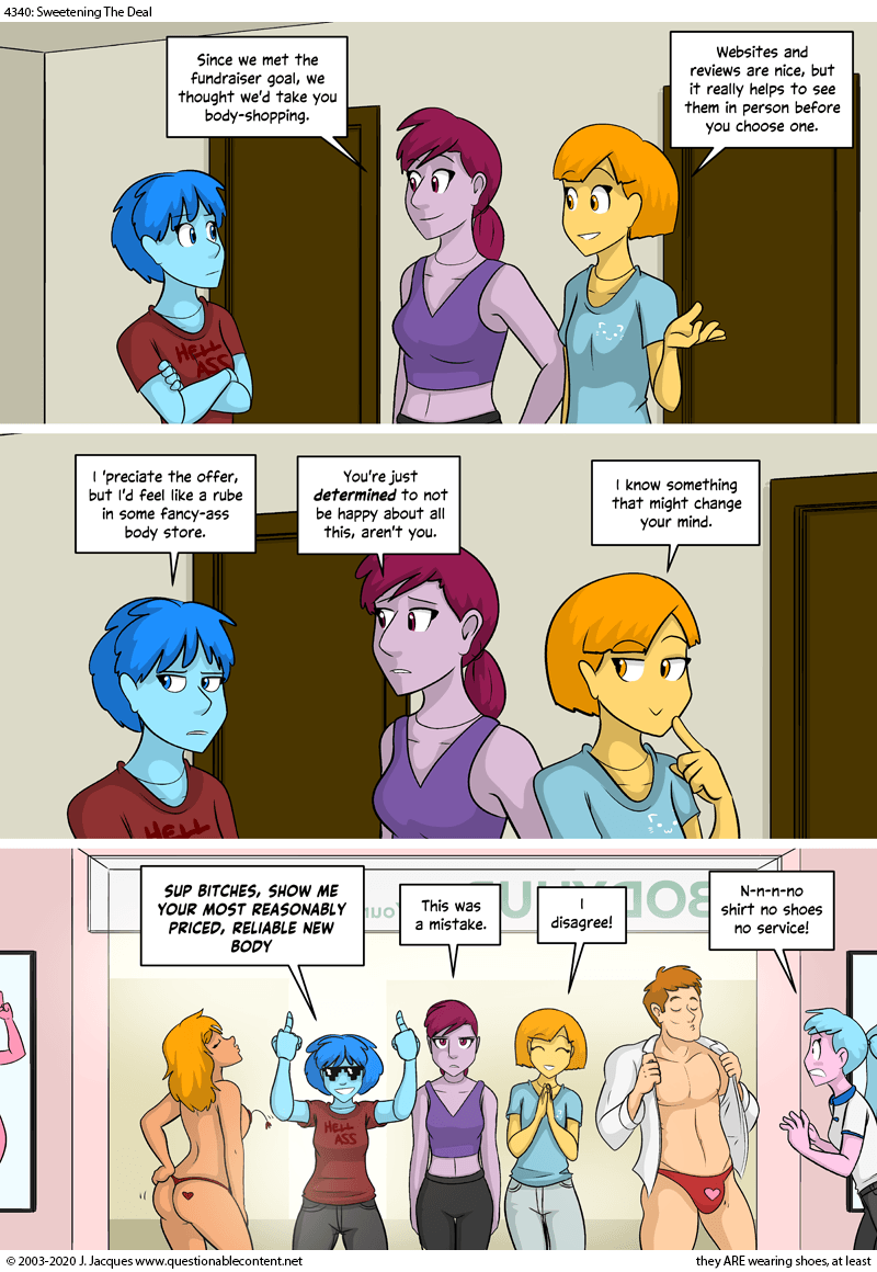 Questionable Content 28.8.2020