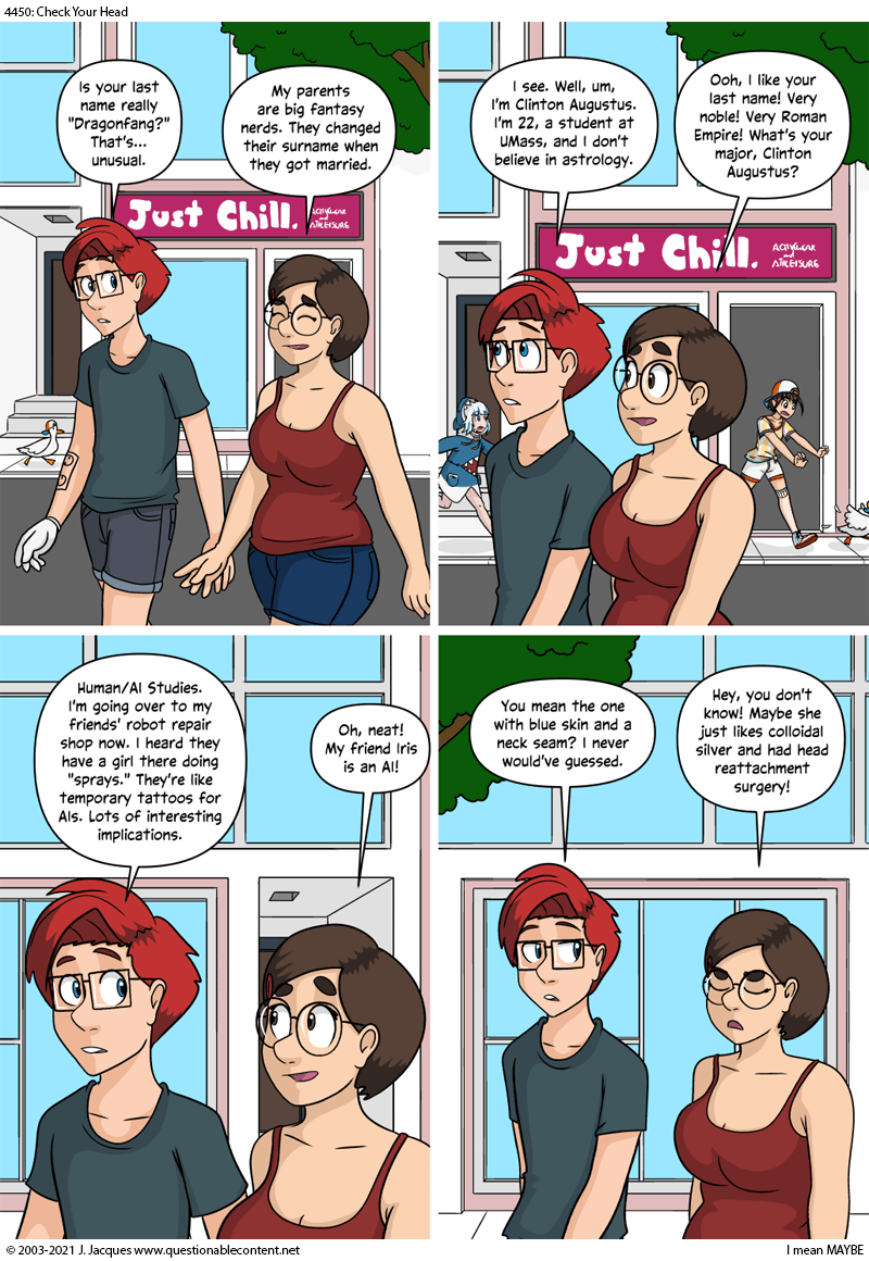 Questionable Content 29.1.2021