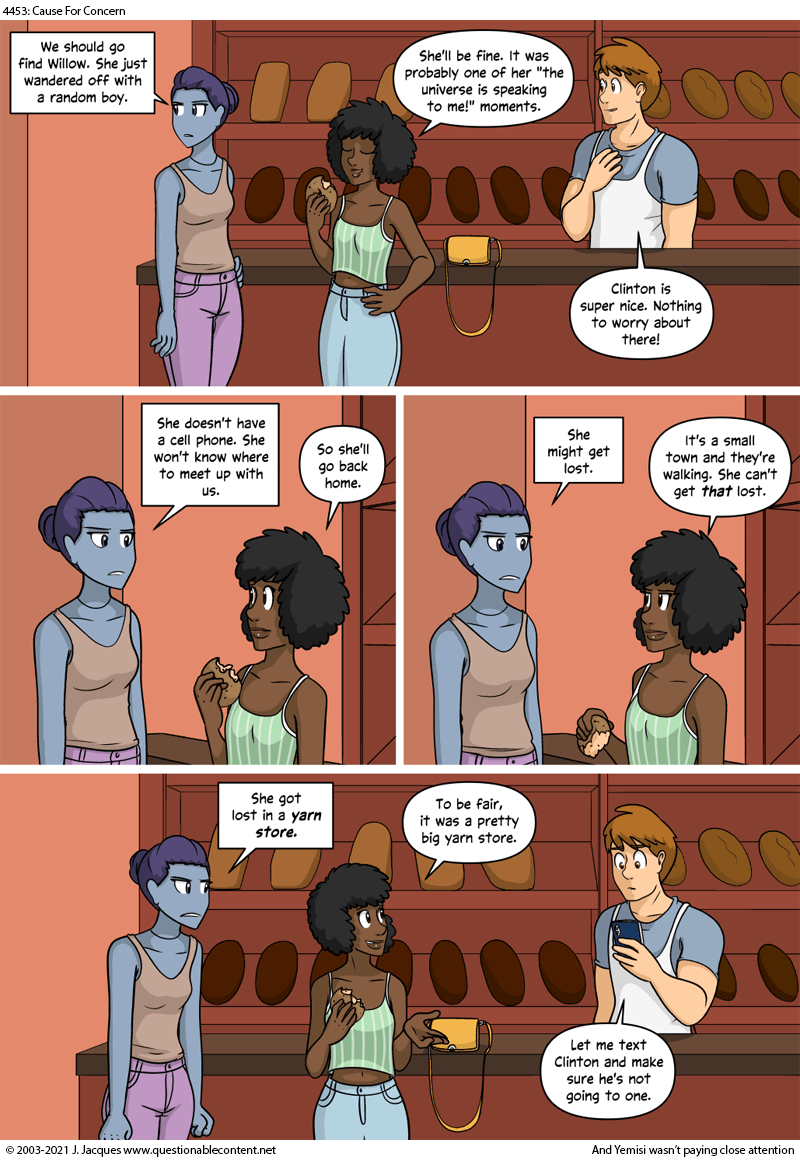 Questionable Content 3.2.2021