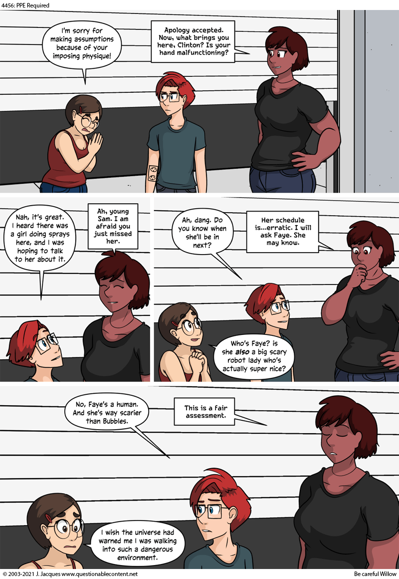 Questionable Content 8.2.2021