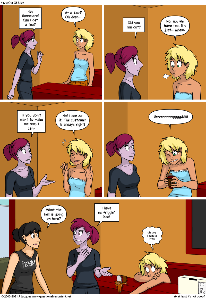 Questionable Content 26.2.2021