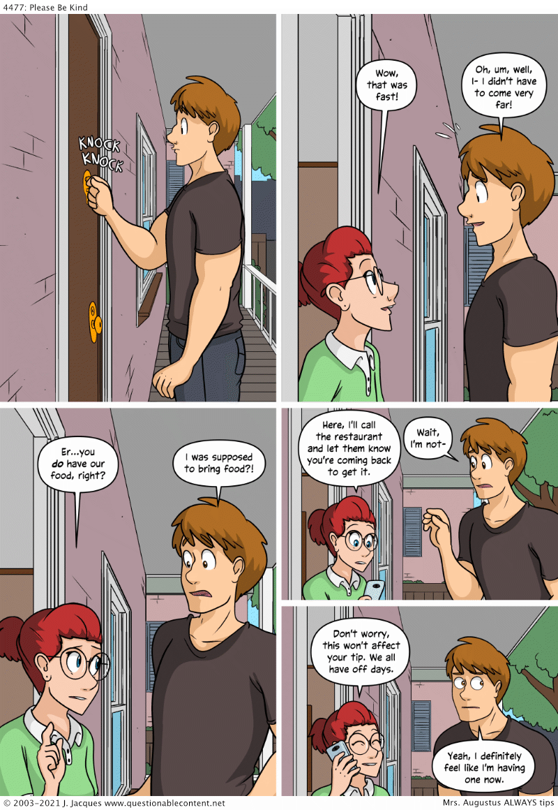 Questionable Content 9.3.2021